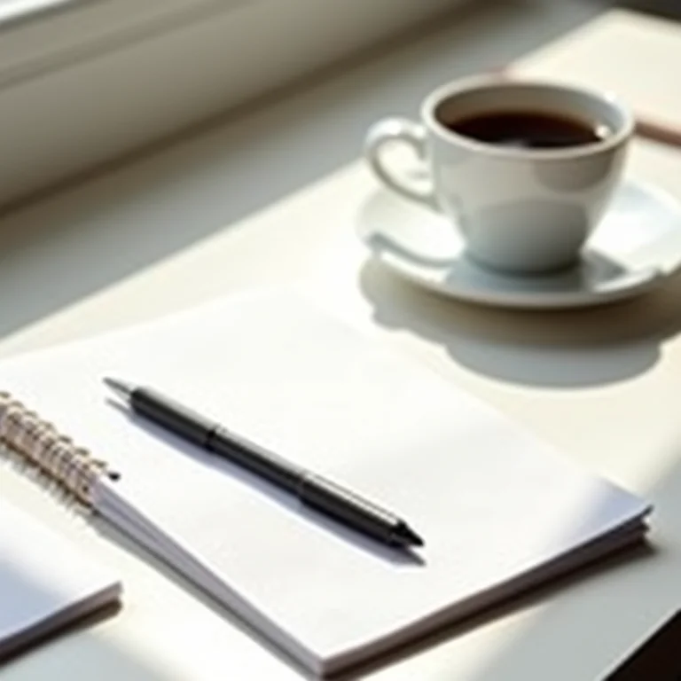 Mesa de trabalho organizada com materiais de preparação.