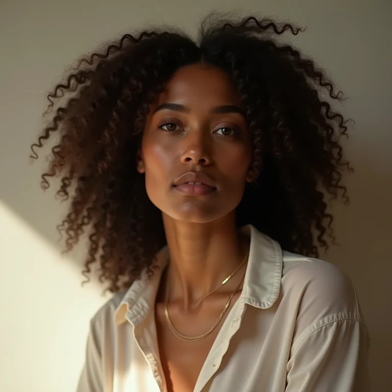 Mulher branca escrevendo sobre seus pontos fortes