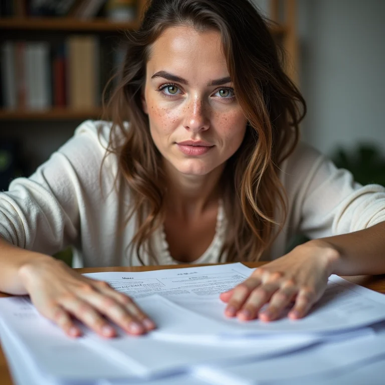 Mulher branca estabelecendo limites no trabalho