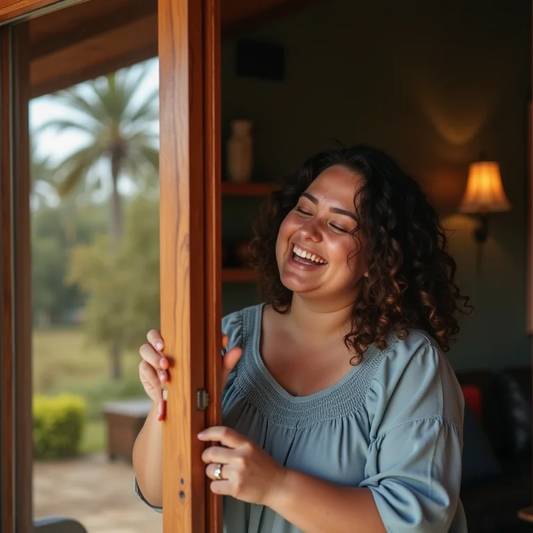 Mulher em Pousada charmosa e acessível em Gramado ou Canela
