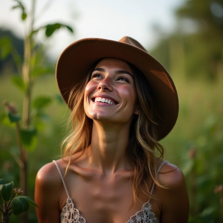 Mulher gorda observando aves no Pantanal