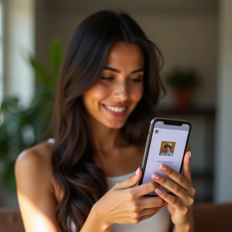 Mulher latina criando conteúdo com Adobe Express