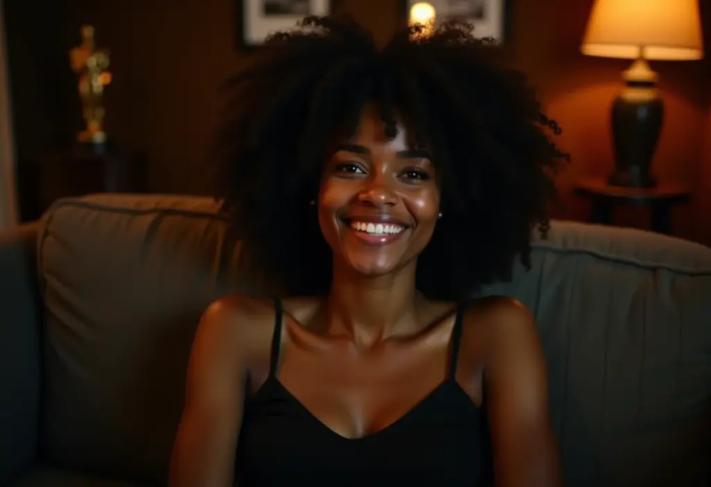 Oscar: Os filmes premiados que você PRECISA assistir (e onde ver) Mulher negra assistindo filmes premiados no Oscar