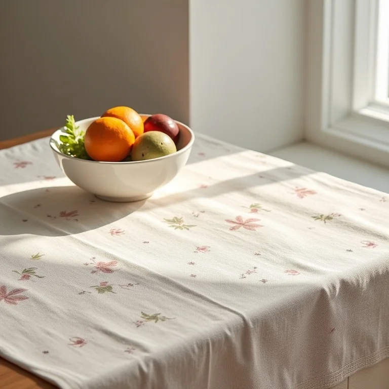 Opções de toalhas de mesa e jogos americanos para decorar.