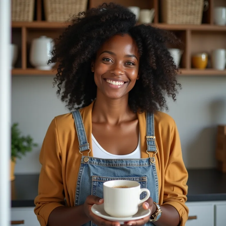 Organização criativa para o cantinho do café