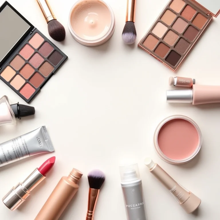 Organização de maquiagem: avaliando o espaço disponível