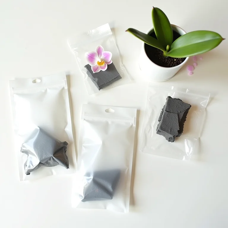 Orquídea e elementos purificadores do ar