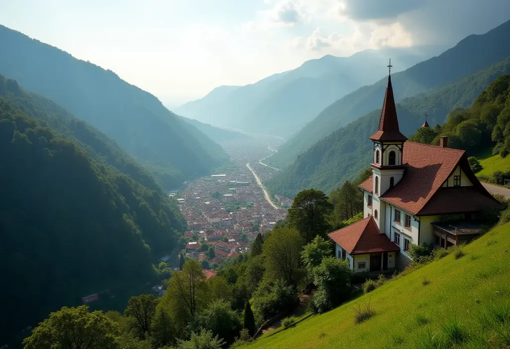 Roteiro Gramado e Canela: 5 dias incríveis sem esvaziar o bolso Paisagem deslumbrante de Gramado e Canela, com arquitetura charmosa e colinas verdejantes
