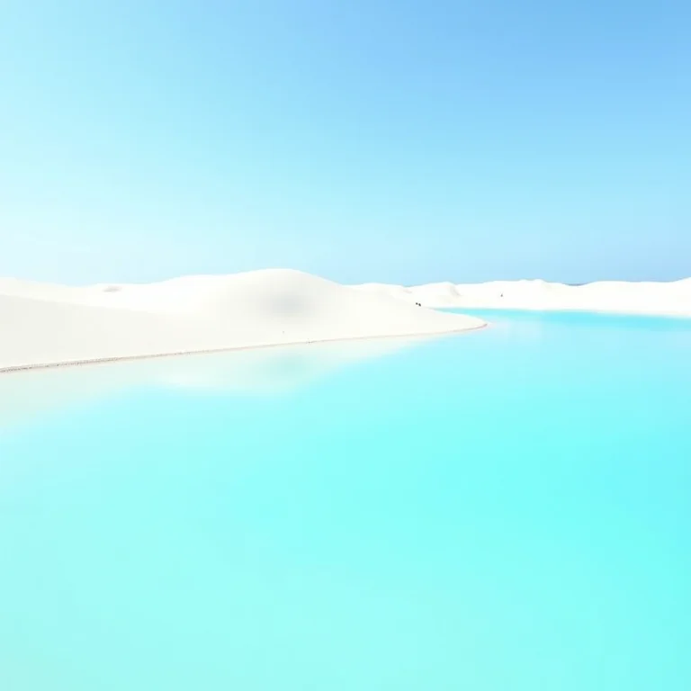 Paisagem única dos Lençóis Maranhenses