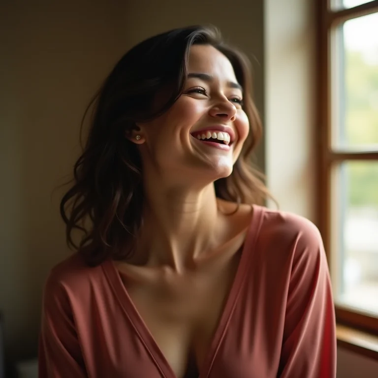 Pele radiante com tons terrosos