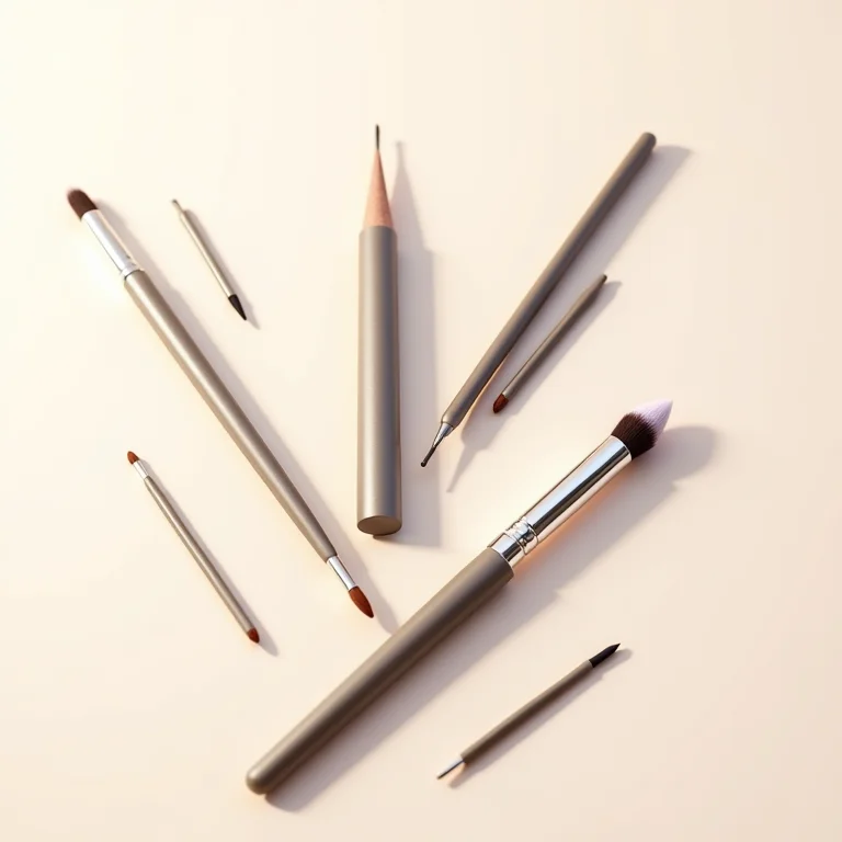 Pincéis para delineado gatinho
