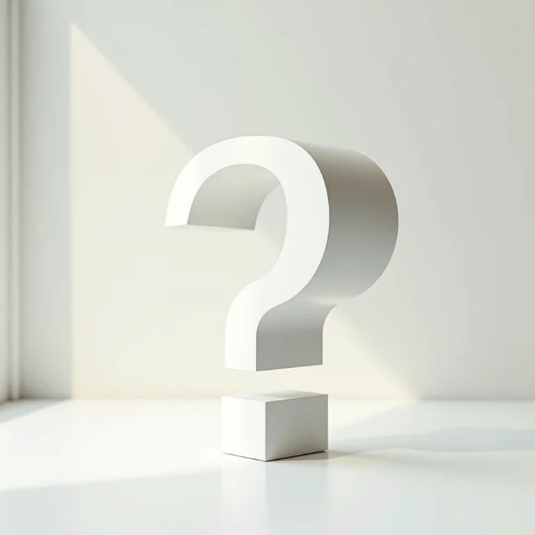 Ponto de interrogação representando dúvidas sobre o Simples Nacional