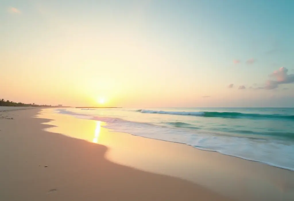 Porto de Galinhas: Descubra onde ficar colado na praia! Praia de Porto de Galinhas ao entardecer