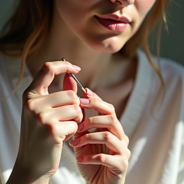 Preparação das unhas para aplicação do gel