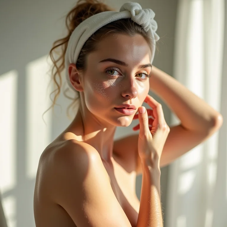 Preparando a pele para a limpeza facial