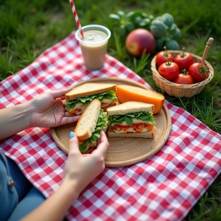 Preparando um piquenique saudável e econômico