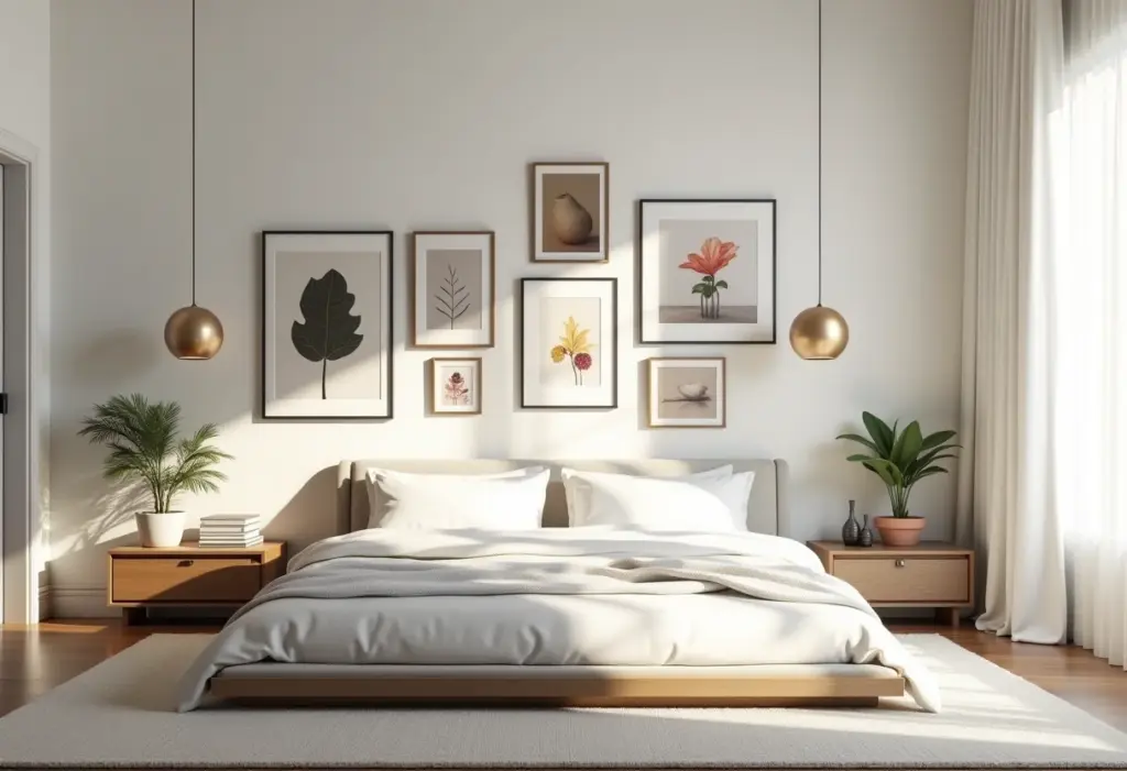 Quadro ideal: O segredo para um quarto dos sonhos (e sem erros) Quarto dos sonhos com galeria de quadros