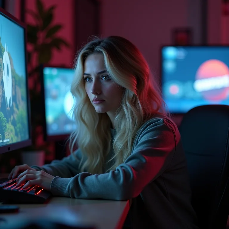 Quarto gamer sem personalidade.