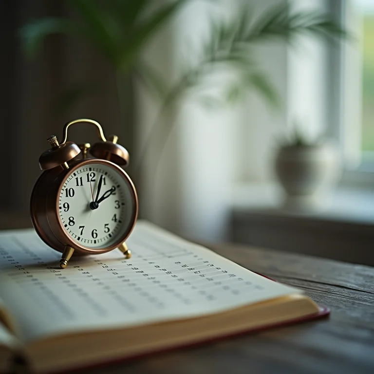 Relógio e calendário representando o prazo para solicitar a licença maternidade