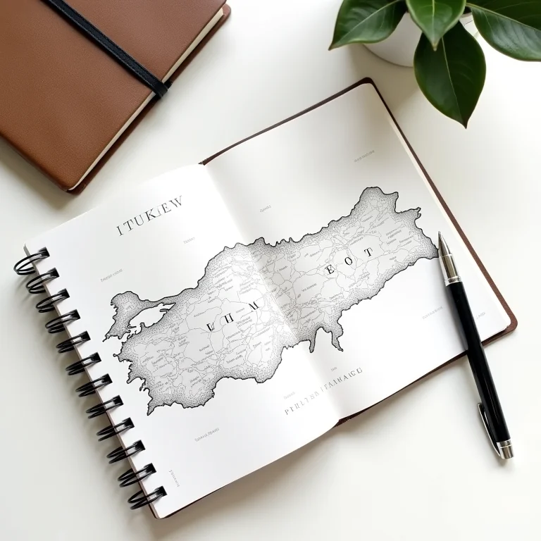 Roteiro de viagem otimizado para a Turquia.