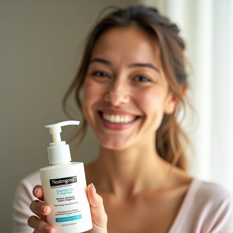 Sabonete líquido facial Neutrogena.