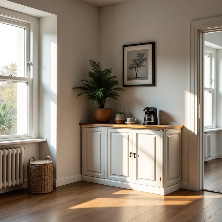 Sala de jantar com cantinho do café