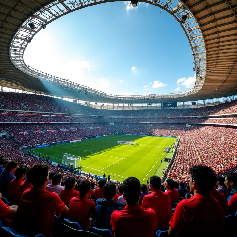 Setor da torcida no Estádio Mineirão durante um jogo.