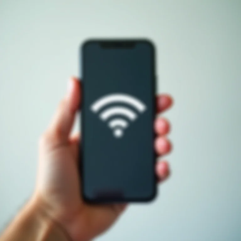 Símbolo NFC no smartphone