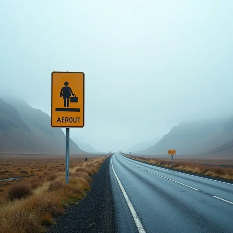 Sinalização de trânsito na Islândia