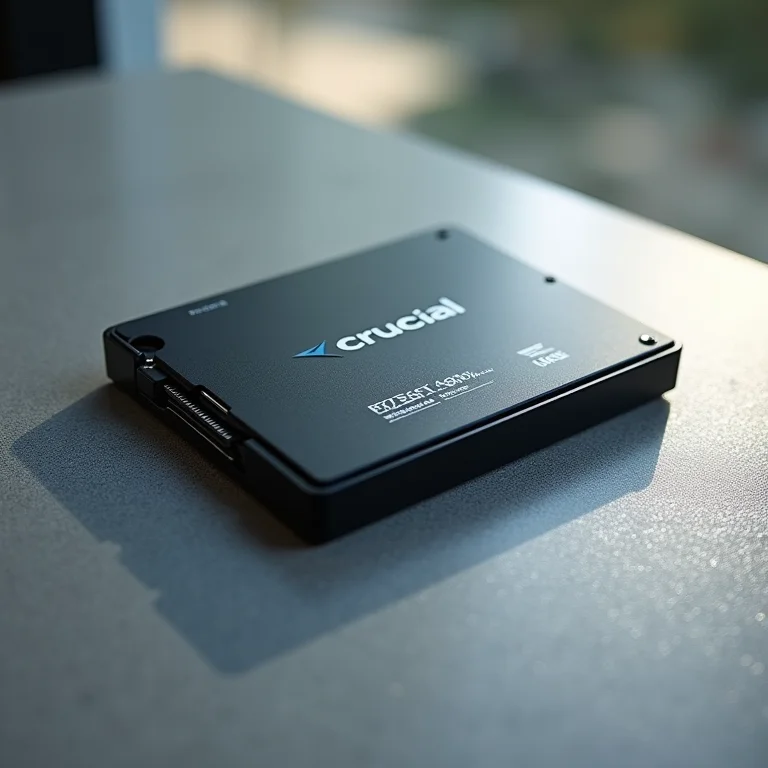 SSD da marca Crucial (Micron).