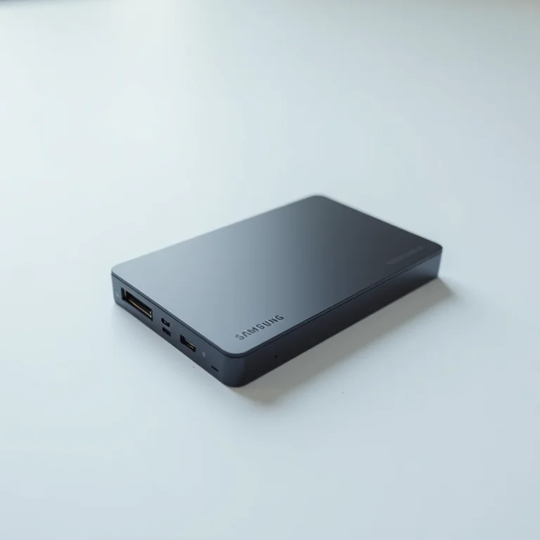 SSD da marca Samsung.