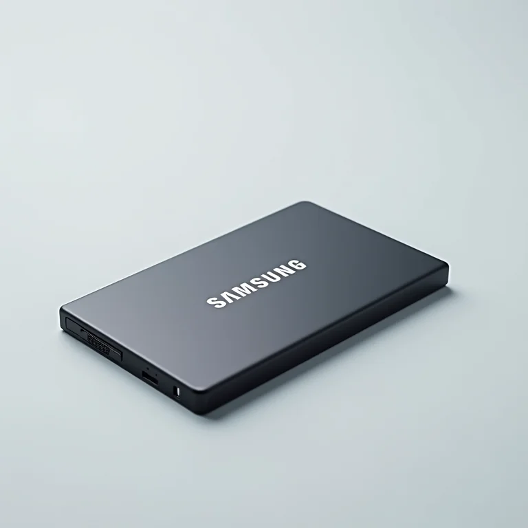 SSD da marca Samsung.