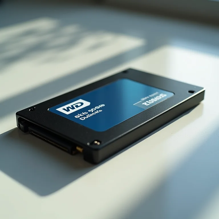 SSD da marca Western Digital (WD).