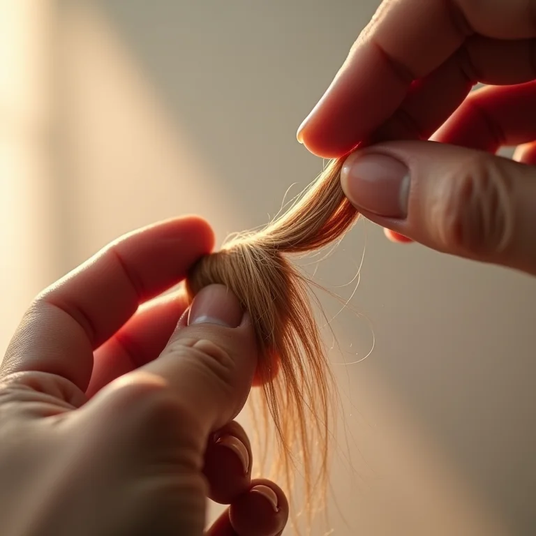 Teste de mecha para progressiva capilar