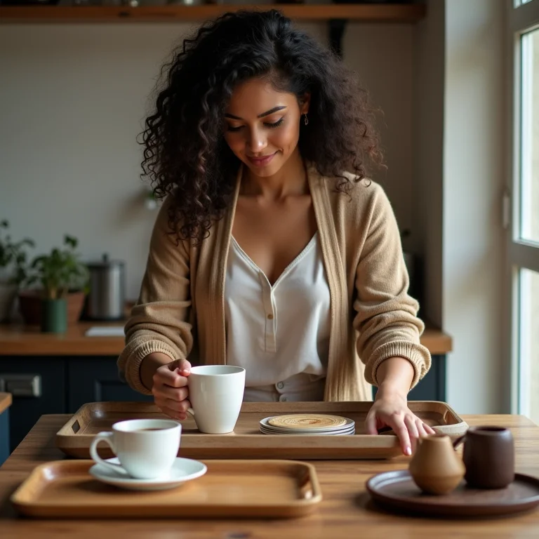 Tipos de bandejas e aplicações para o cantinho do café