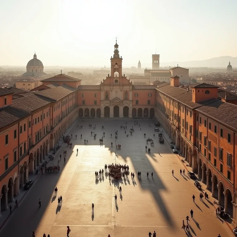 Vista da Piazza del Campo em Siena