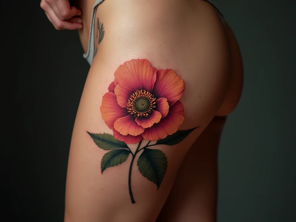 Tatuagem de Flor na Bunda: O Guia Definitivo Tatuagem de Flor na Bunda: O Guia Definitivo