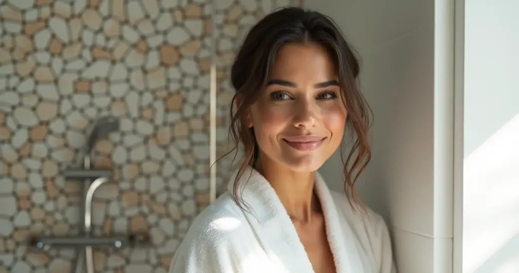 9 Ideias de Banheiro com Seixos no Detalhe da Parede do Chuveiro (Sem Obra Gigante) 9 Ideias de Banheiro com Seixos no Detalhe da Parede do Chuveiro (Sem Obra Gigante)