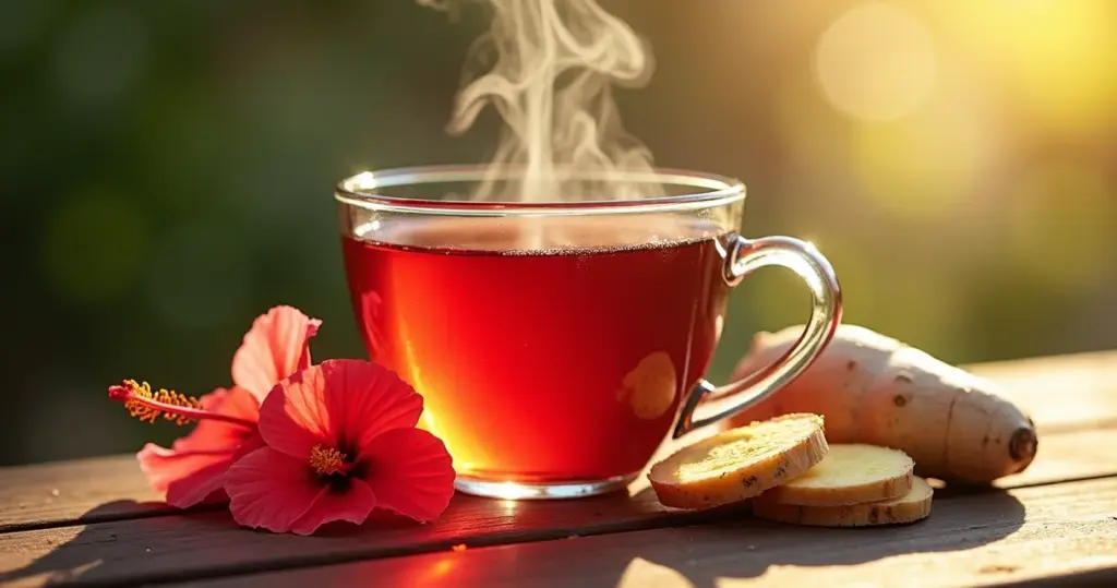 Benefícios do Chá de Hibisco com Gengibre: segredos revelados!