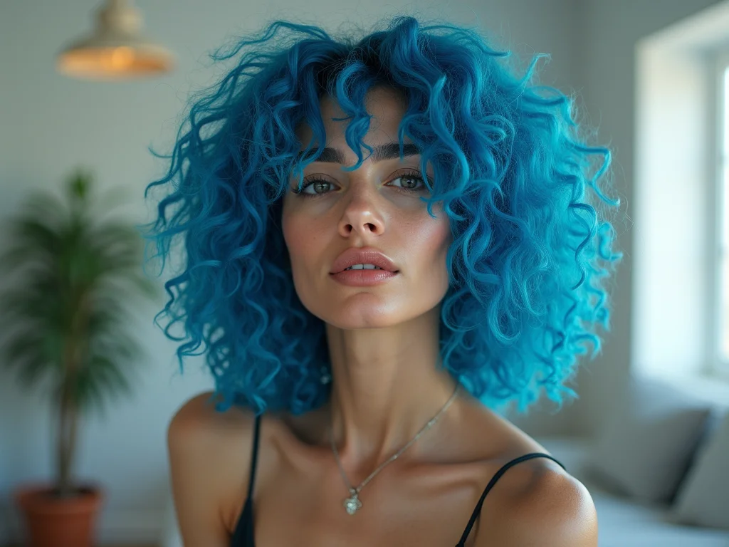 Cabelo Azul Cacheado Feminino: Transforme Seus Fios em 2026 Cabelo Azul Cacheado Feminino: Transforme Seus Fios em 2026