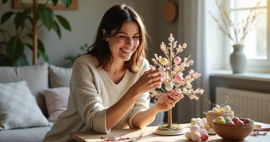 Como fazer árvore de Páscoa Osterbaum que encanta e une a família