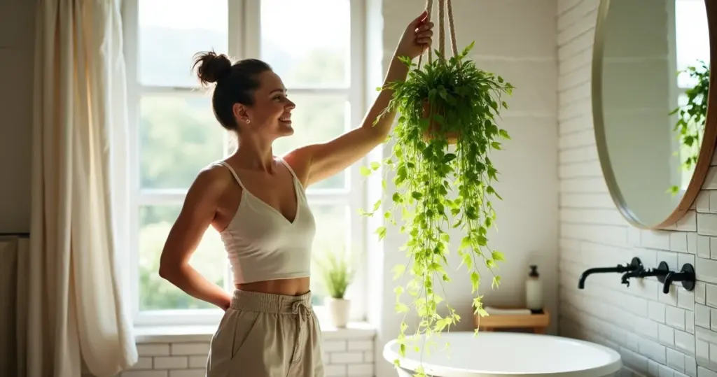 Como pendurar jiboia no banheiro e criar seu refúgio verde em 30 minutos Como pendurar jiboia no banheiro e criar seu refúgio verde em 30 minutos