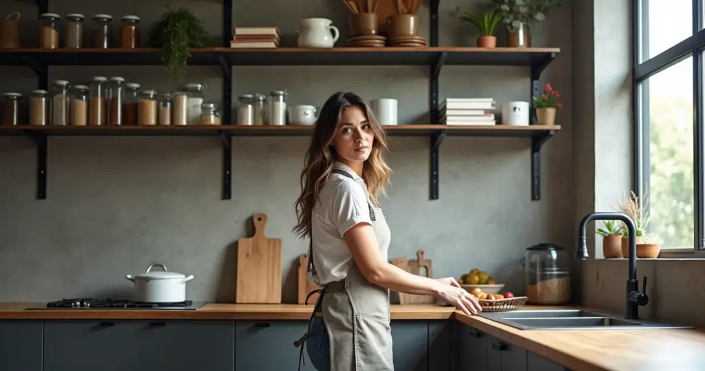 17 Ideias de Cozinha com Estante de Aço que Economizam 80% 17 Ideias de Cozinha com Estante de Aço que Economizam 80%