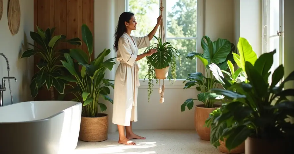 17 Ideias de Decoração de Banheiro com Plantas para um Ambiente Mais Saudável 17 Ideias de Decoração de Banheiro com Plantas para um Ambiente Mais Saudável