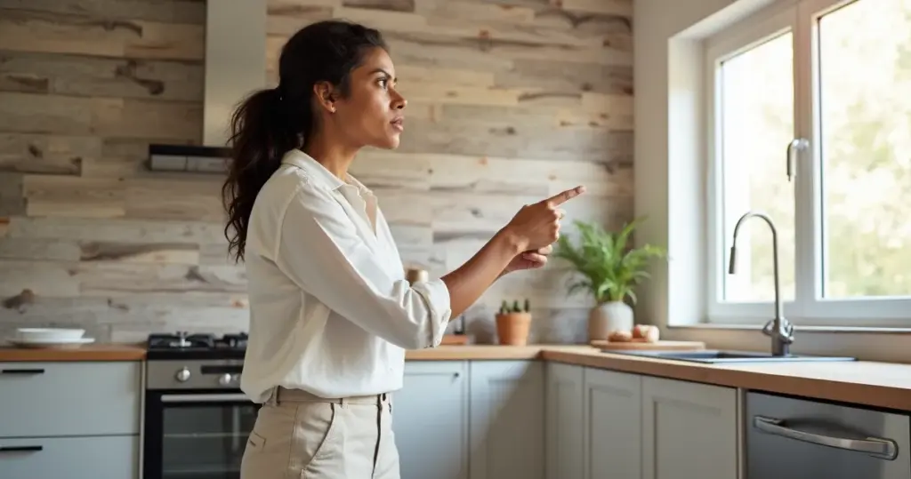 Erros comuns painel ripado cozinha evitar: Onde 99% erram e estragam tudo