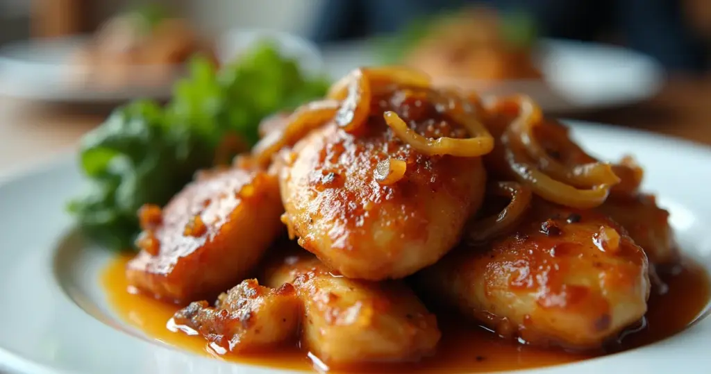 Frango com Cebola Caramelizada: O Segredo para um Jantar Incrível
