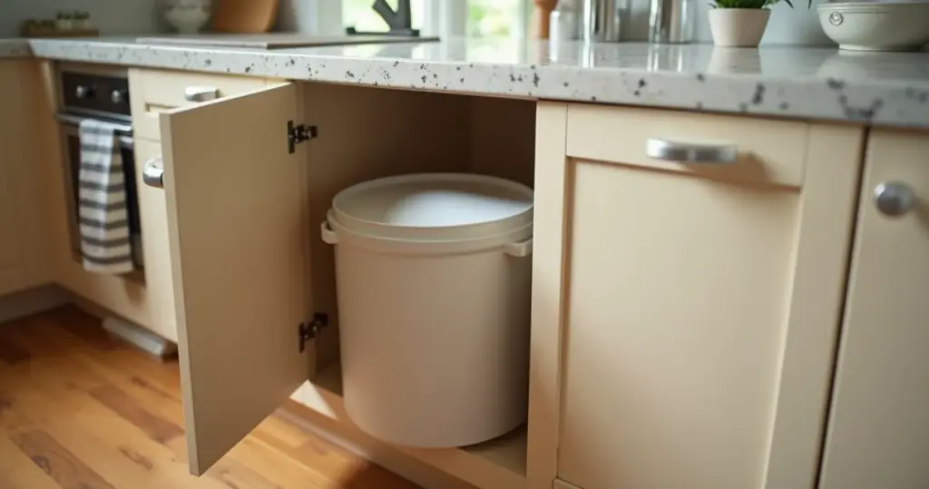 Lixeira Embutida no Armário da Cozinha: Segredo de 2026