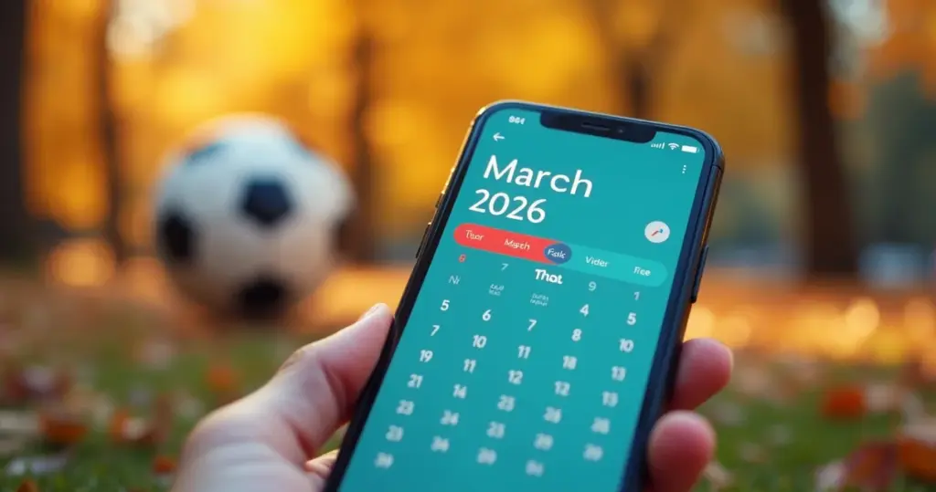 Mês de Março 2026: A Data FIFA e o Outono que Mudam Tudo! Mês de Março 2026: A Data FIFA e o Outono que Mudam Tudo!