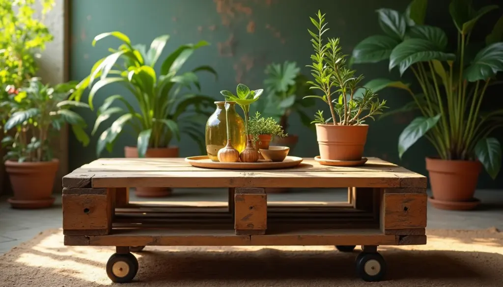 Mesa de centro de pallet: o design rústico que transforma seu lar [DIY]