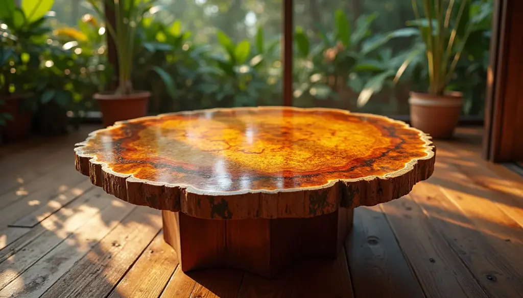 Mesa de Centro de Resina: O segredo dos designers para um lar moderno